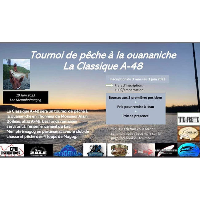 Tournoi de pêche à la ouananiche ~ La Classique A-48